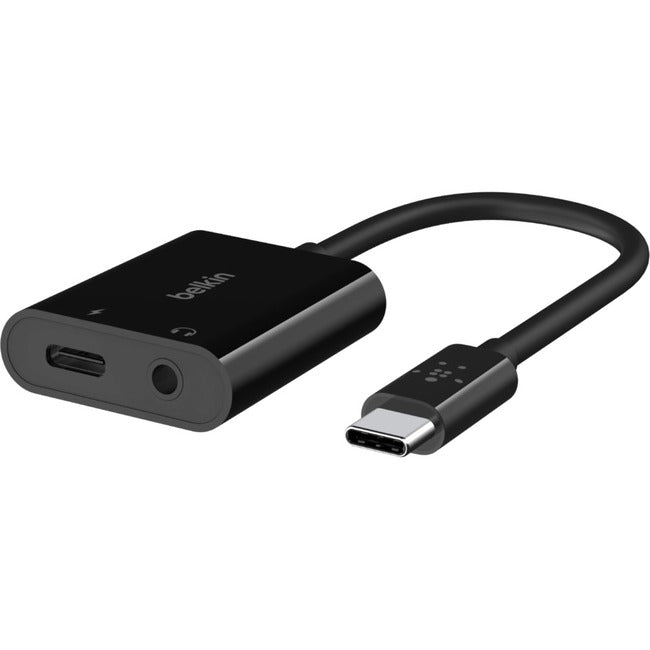 Belkin Rockstar Mini-phone/USB-C Audio/Data Transfer Cable Belkin Rockstar Mini-phone/USB-C Audio/Data Transfer Cable